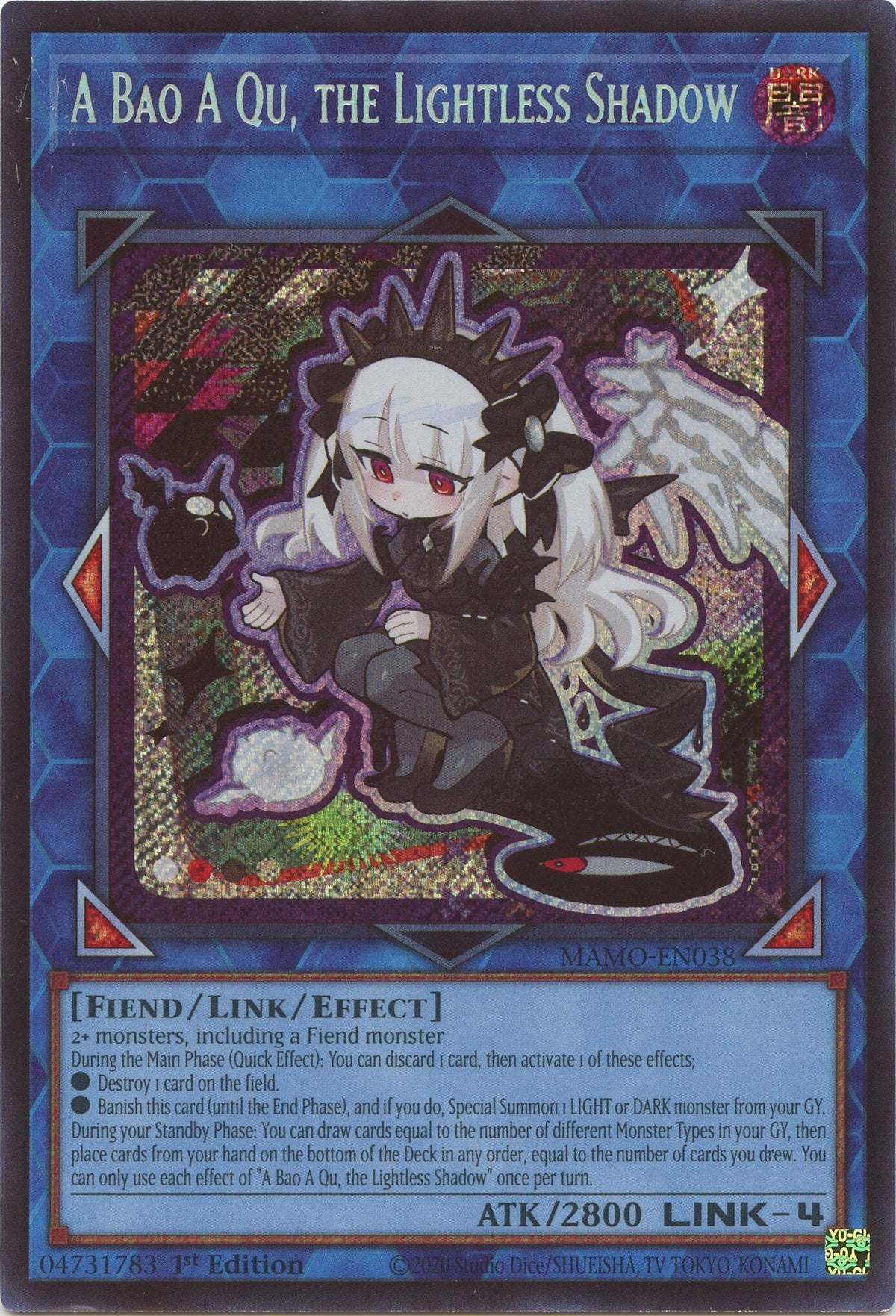 A Bao A Qu, the Lightless Shadow (Secret Rare) (MAMO-EN038) (MAMO)