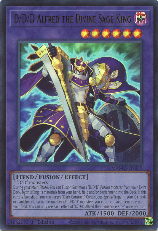 D/D/D Alfred the Divine Sage King (MAMO-EN079) (MAMO)