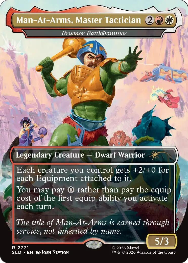 Man-At-Arms, Master Tactician - Bruenor Battlehammer (2771) (SLD)