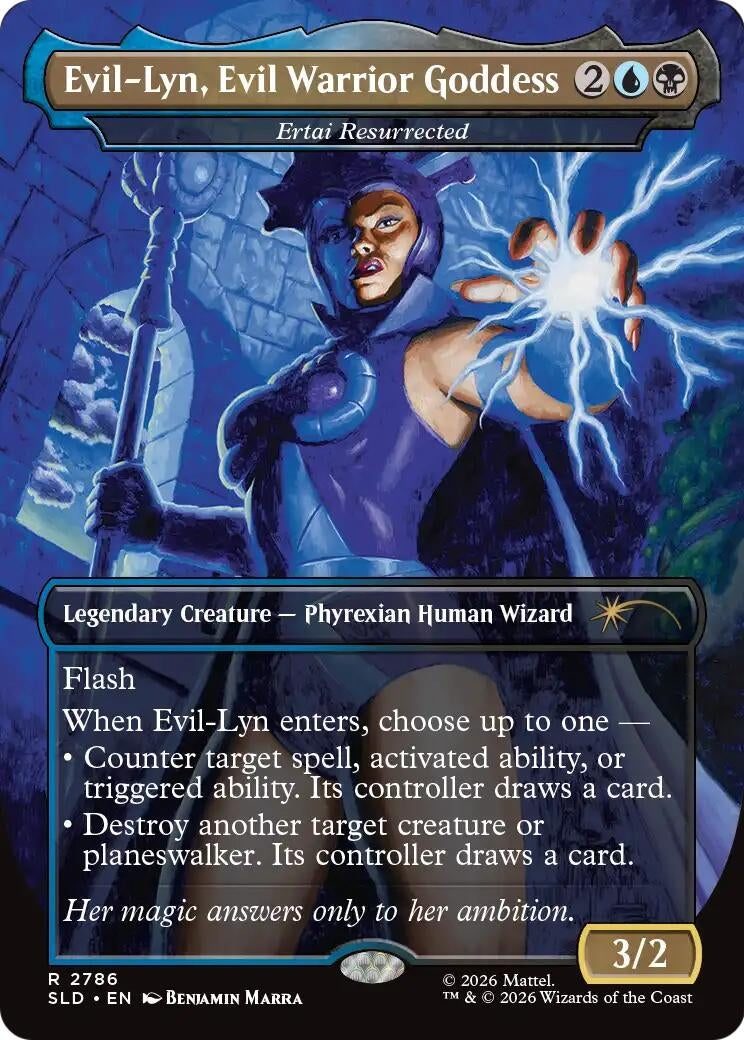 Evil-Lyn, Evil Warrior Goddess - Ertai Resurrected (2786) (SLD)