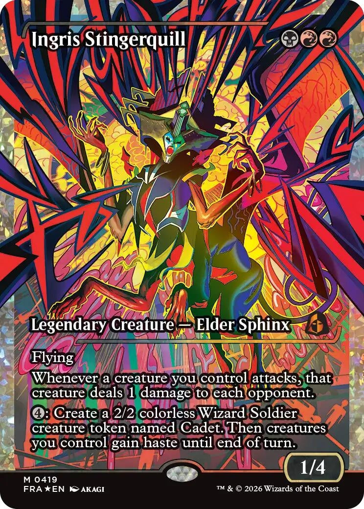Ingris Stingerquill (Showcase) (Fracture Foil) (0419) (419) (FRA)