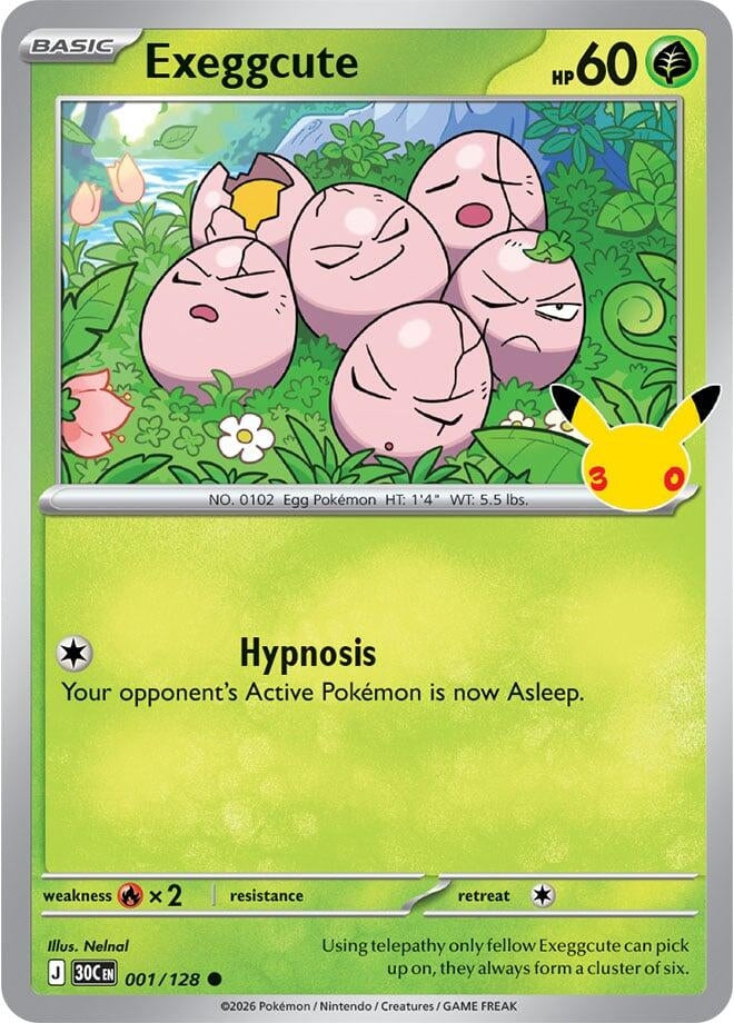 Exeggcute (001/128) (30C)