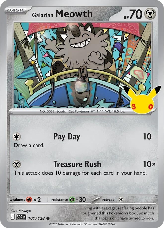 Galarian Meowth (101/128) (30C)