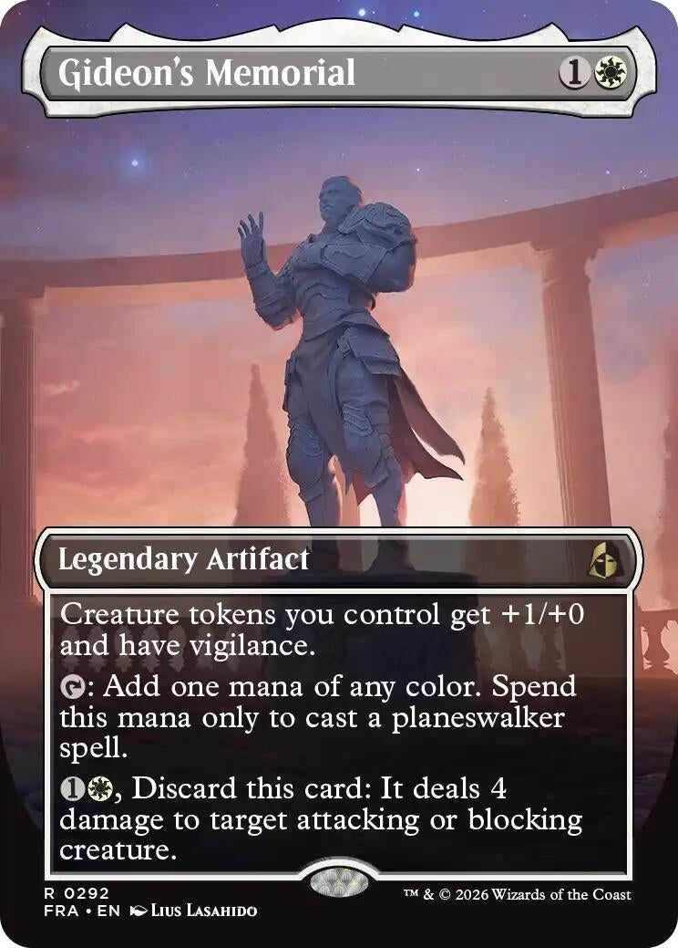 Gideon's Memorial (Borderless) (292) (FRA)