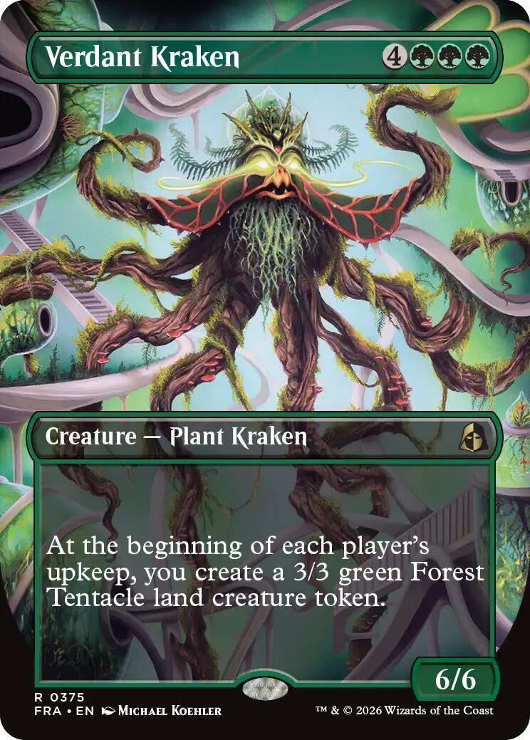 Verdant Kraken (Borderless) (375) (FRA)