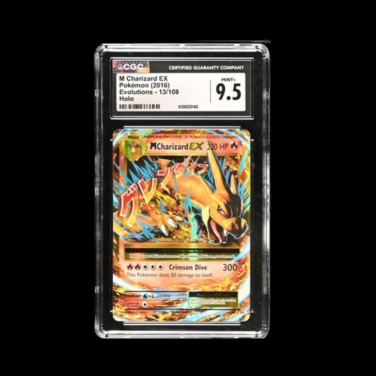 Pokemon Slab M Charizard EX 13 CGC 9.5 Mint+ 2016