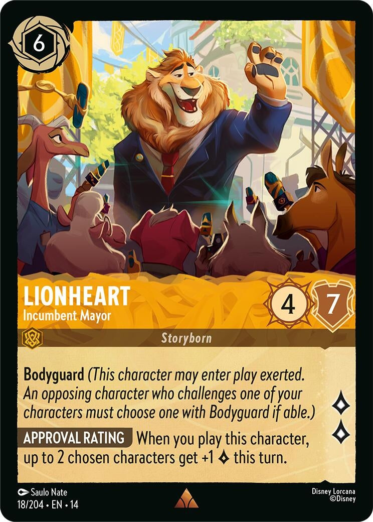 Lionheart - Incumbent Mayor (18/204) (14)