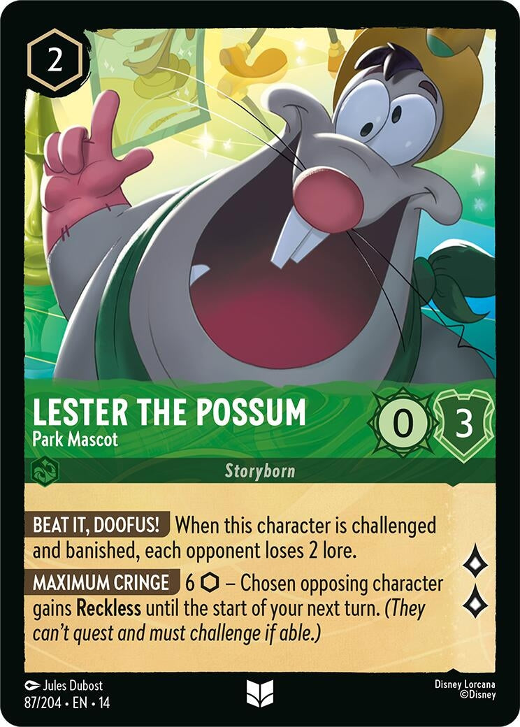 Lester the Possum - Park Mascot (87/204) (14)