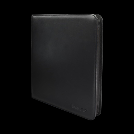 Ultra Pro Vivid Zippered Binder Black 12 Pocket 480x Cards