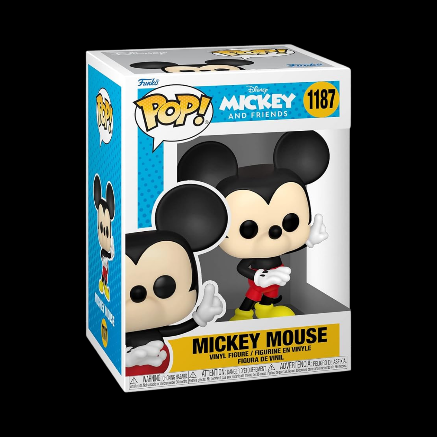 Disney Mickey and Friends Mickey Mouse Funko Pop! Vinyl Figure #1187 + Protector