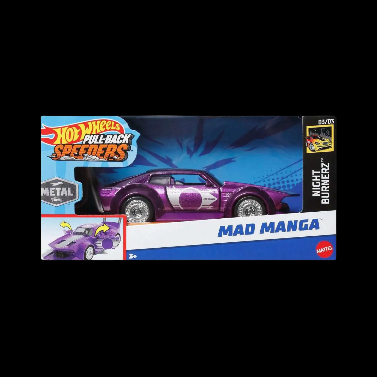 Hot Wheels Pull-Back Speeders -Choose Your Car- 1:43