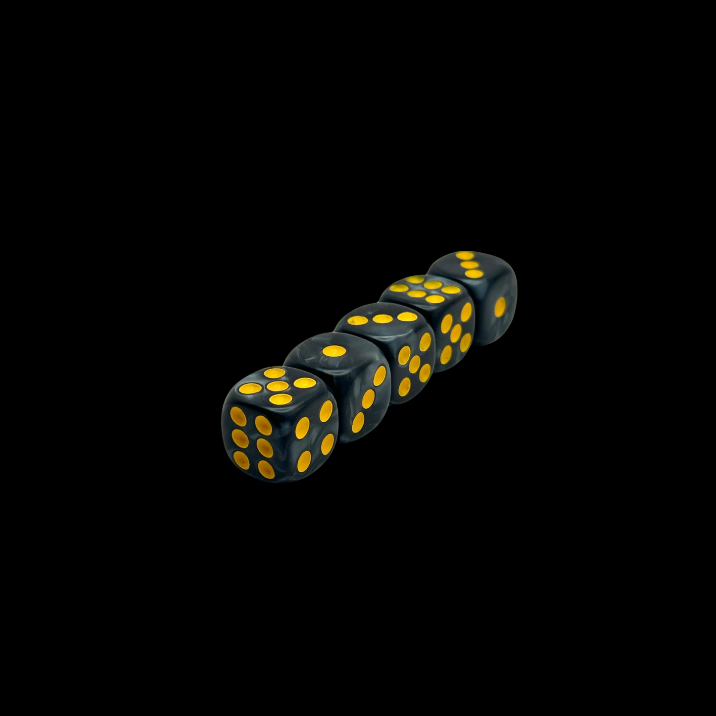Pack of 5X 16mm Dice Round Edges Choose Colors