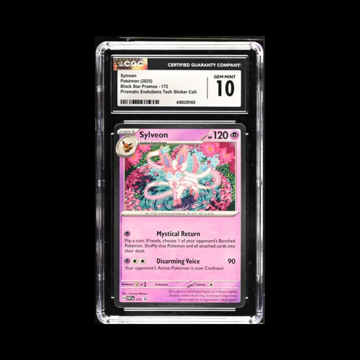 Pokemon Slab Sylveon 172 CGC 10 Gem 2025