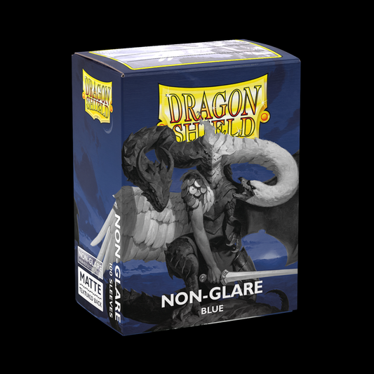 Dragon Shield Non-Glare Blue Sleeves 100x