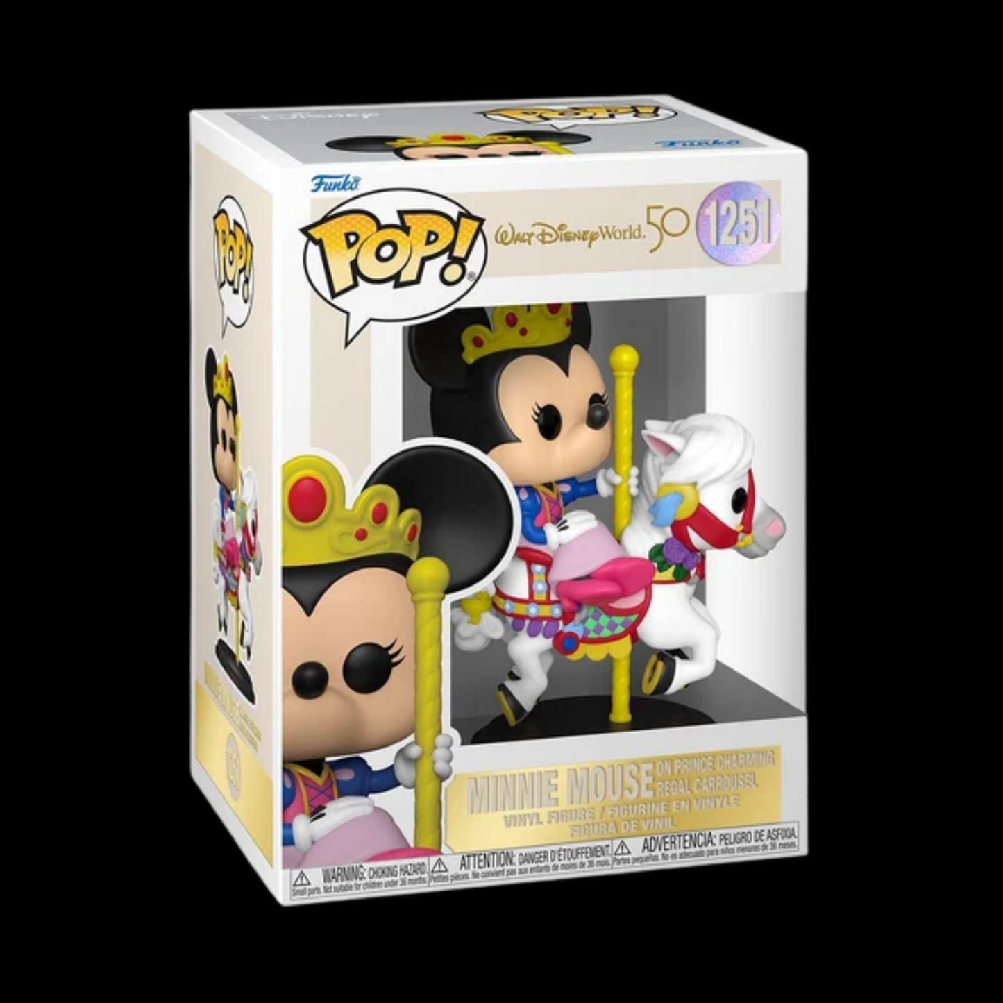 Walt Disney World 50 Minnie Mouse Funko Pop! Vinyl Figure #1251 + Protector