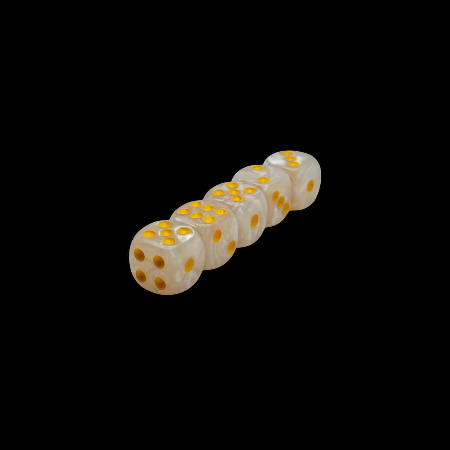 Pack of 5X 16mm Dice Round Edges Choose Colors