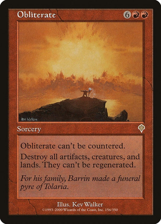 Obliterate (156) (INV)