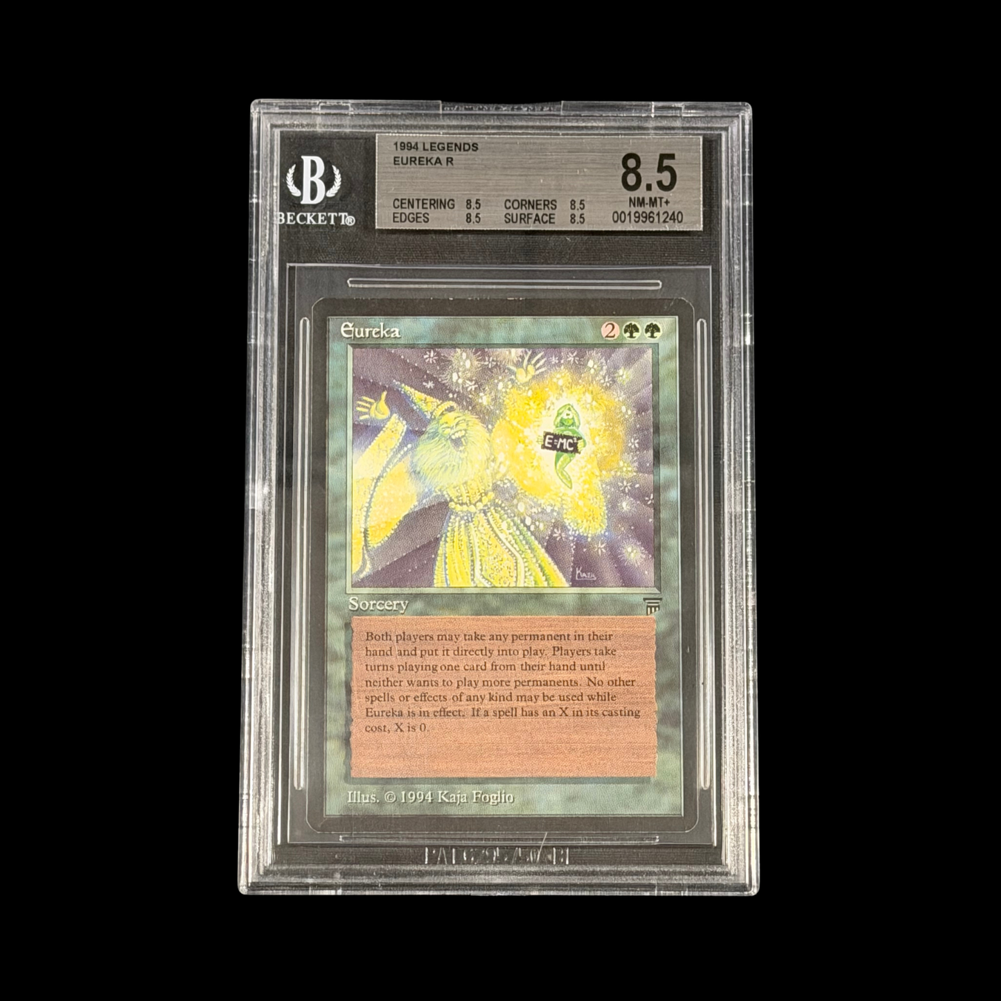 MTG Magic The Gathering Slab Eureka BGS 8.5 Near Mint 1994