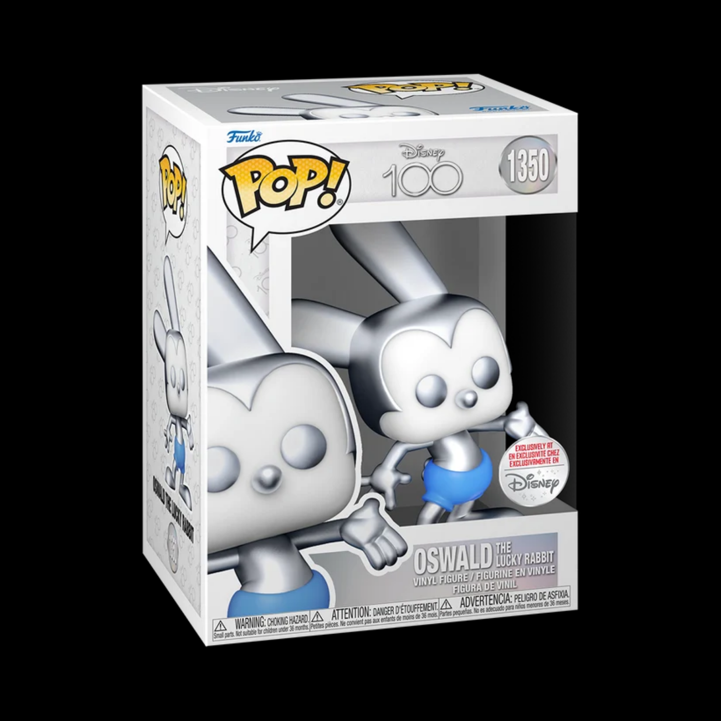 Disney 100 Oswald The Lucky Rabbit Funko Pop! Vinyl Figure #1350 + Protector (Exclusively at Disney)