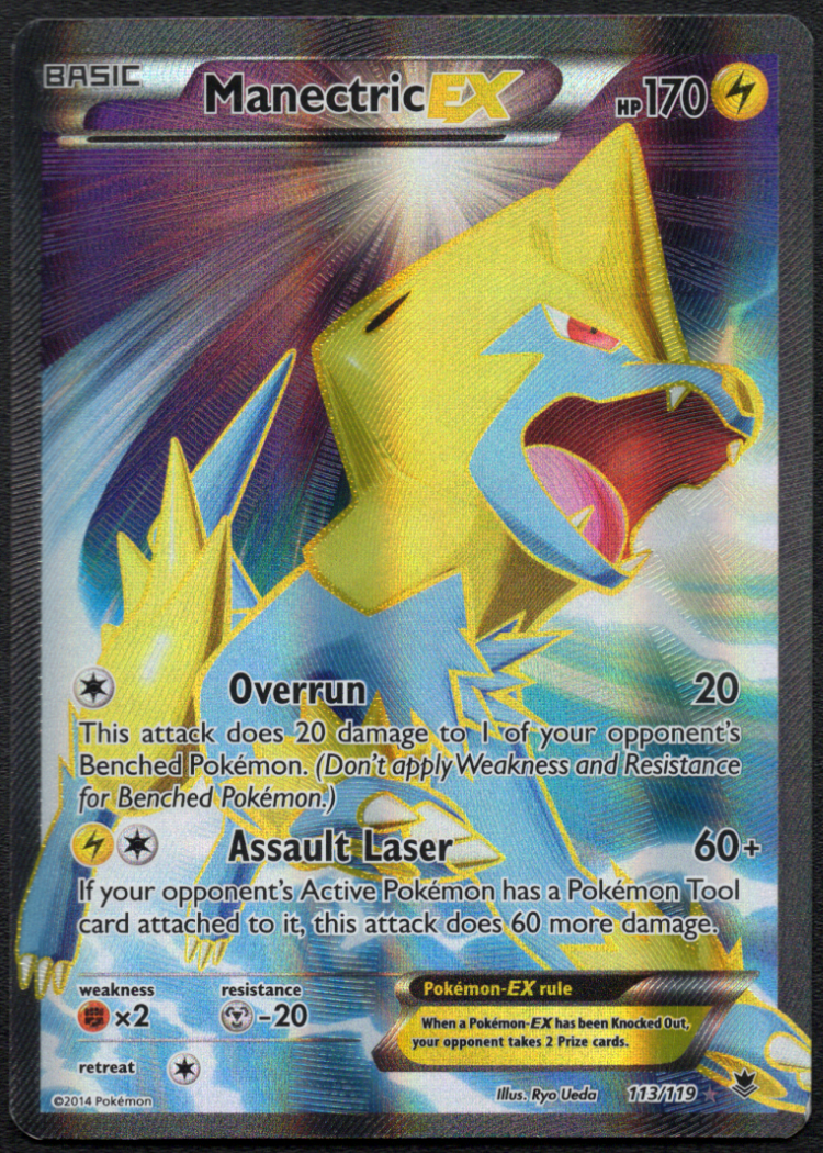 Manectric EX (113 Full Art) (113/119) (PHF)