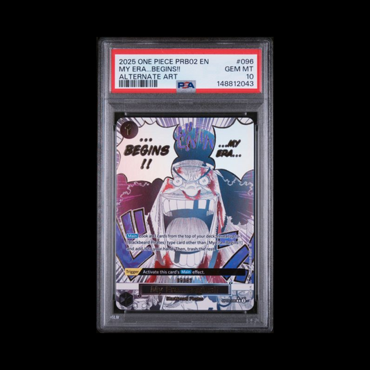 One Piece Slab My Era... Begins!! PRB02-096 PSA 10 Gem 2025