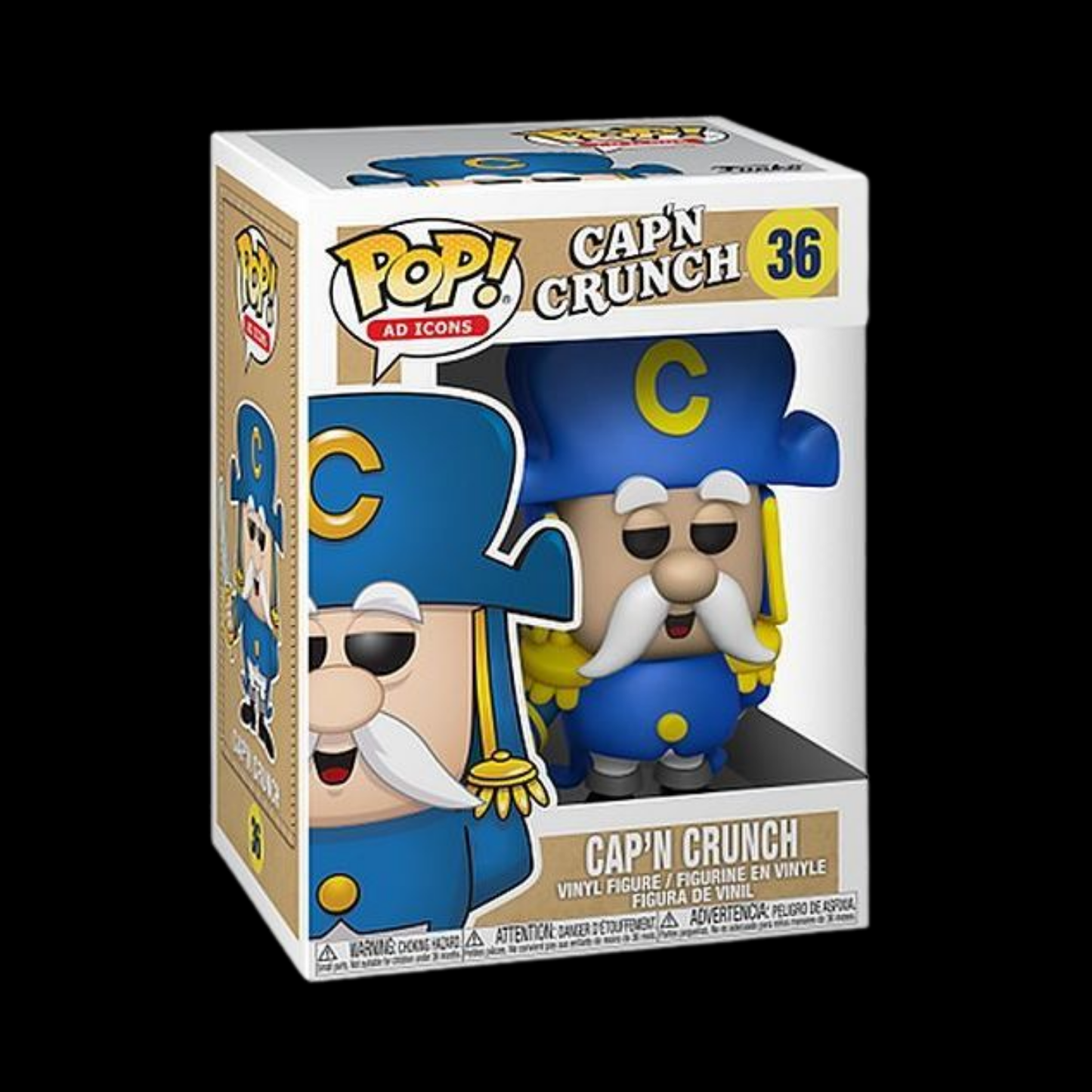 Cap’n Crunch Funko Pop! Vinyl Figure #36 + Protector