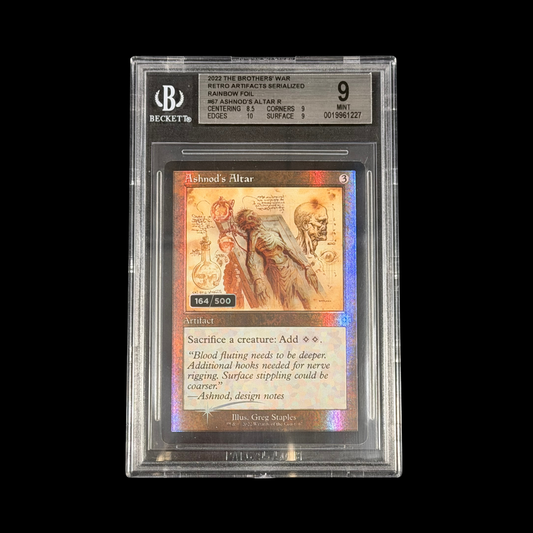 MTG Magic The Gathering Slab Ashnod's Altar Serialized 164/500 BGS 9 Mint 2022