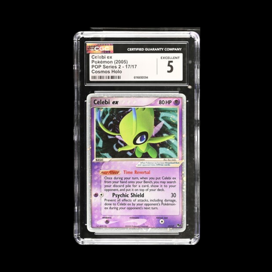 Pokemon Slab Celebi Ex 17 Cosmos Holo CGC 5 EX 2005