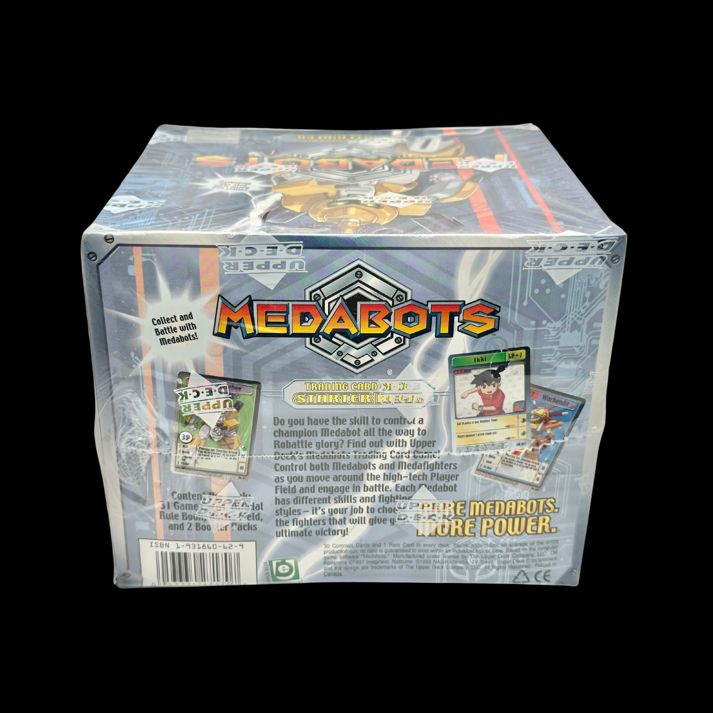 Medabots Starter Deck Box (10X Decks, 20X Booster Packs) 1999