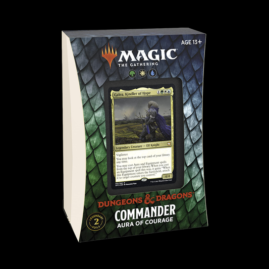 MTG Magic The Gathering Adventures In The Forgotten Realms Aura Of Courage Commander Deck