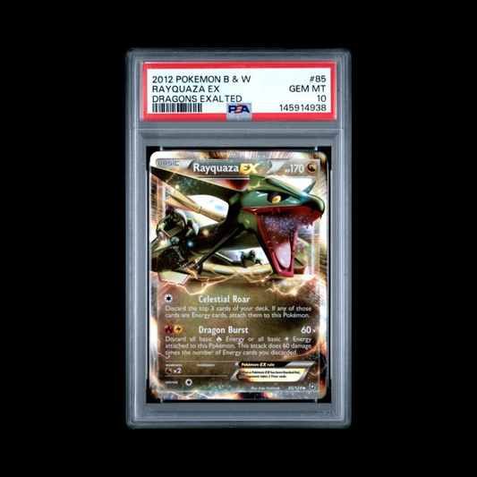 Pokemon Slab Rayquaza EX 85 PSA 10 Gem 2012