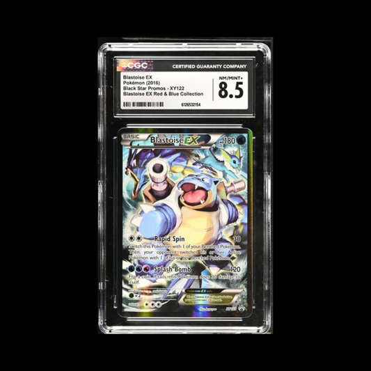 Pokemon Slab Blastoise EX XY122 CGC 8.5 Near Mint+ 2016