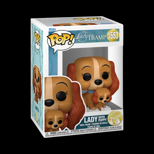 Disney Lady and the Tramp Lady With Puppy Funko Pop! Vinyl Figure #1553 + Protector (70th anniversary)