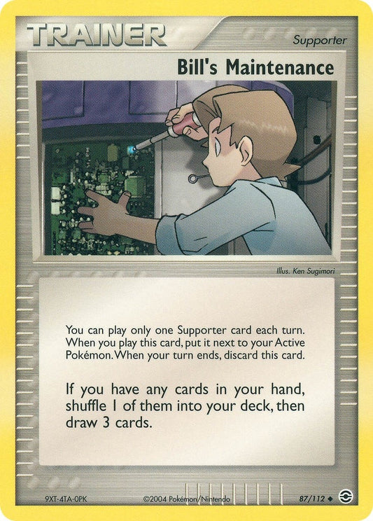 Bill's Maintenance (87/112) (RG)