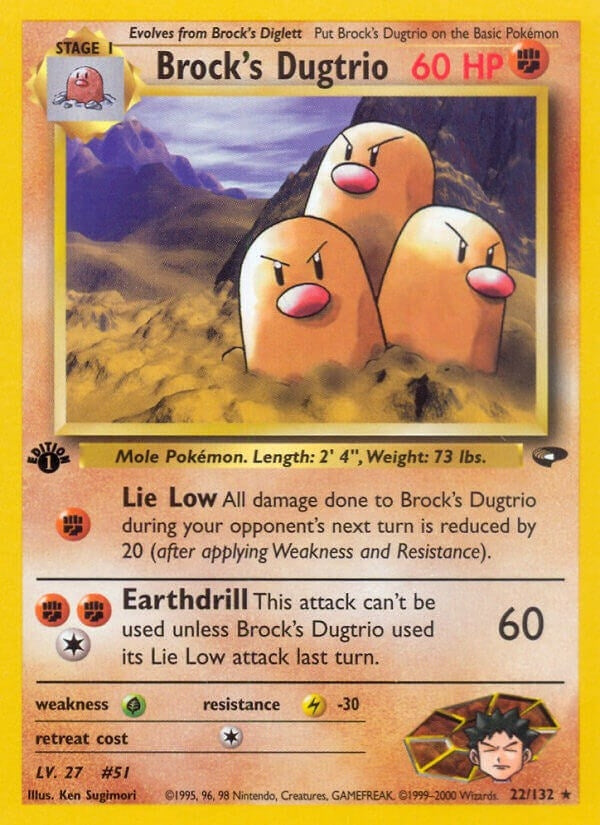 Brock's Dugtrio (022/132) (G2)