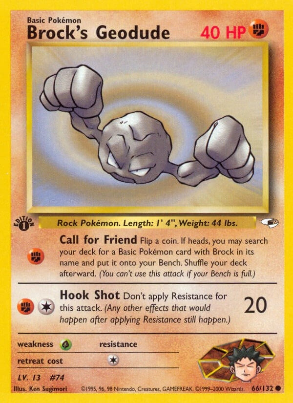 Brock's Geodude (66) (066/132) (G1)