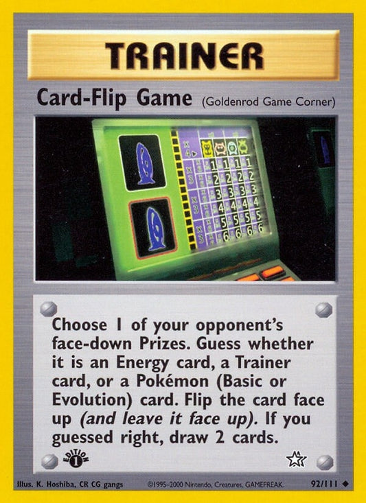 Card-Flip Game (Goldenrod Game Corner) (092/111) (N1)