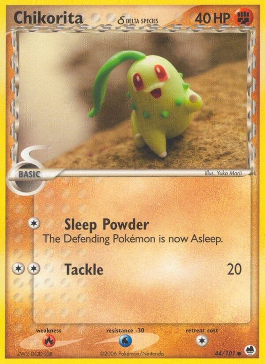 Chikorita (Delta Species) (44/101) (DF)
