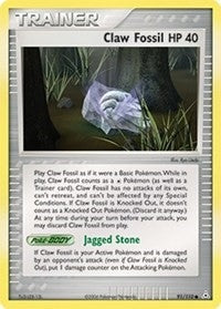 Claw Fossil (91/110) (HP)