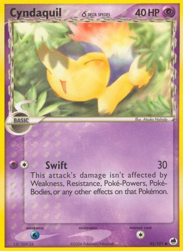 Cyndaquil (Delta Species) (45/101) (DF)