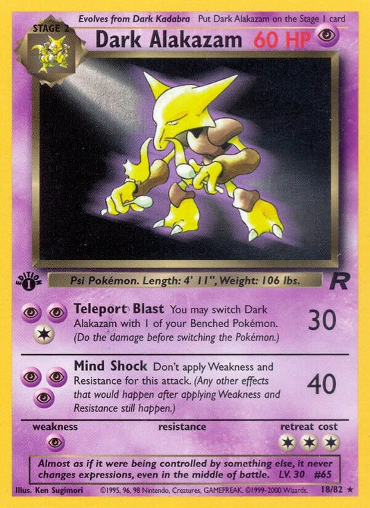 Dark Alakazam (18) (18/82) (TR)