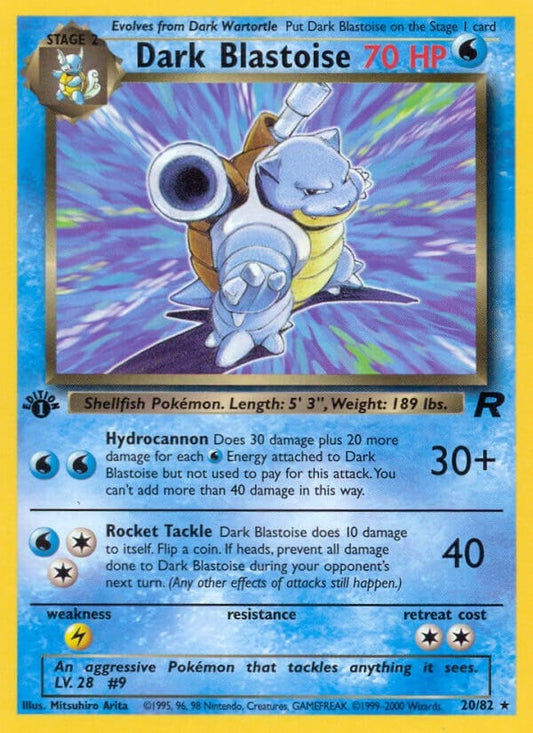Dark Blastoise (20) (20/82) (TR)