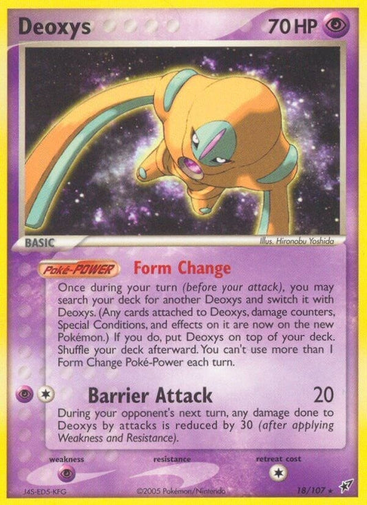 Deoxys (Defense Forme) (18/107) (DX)