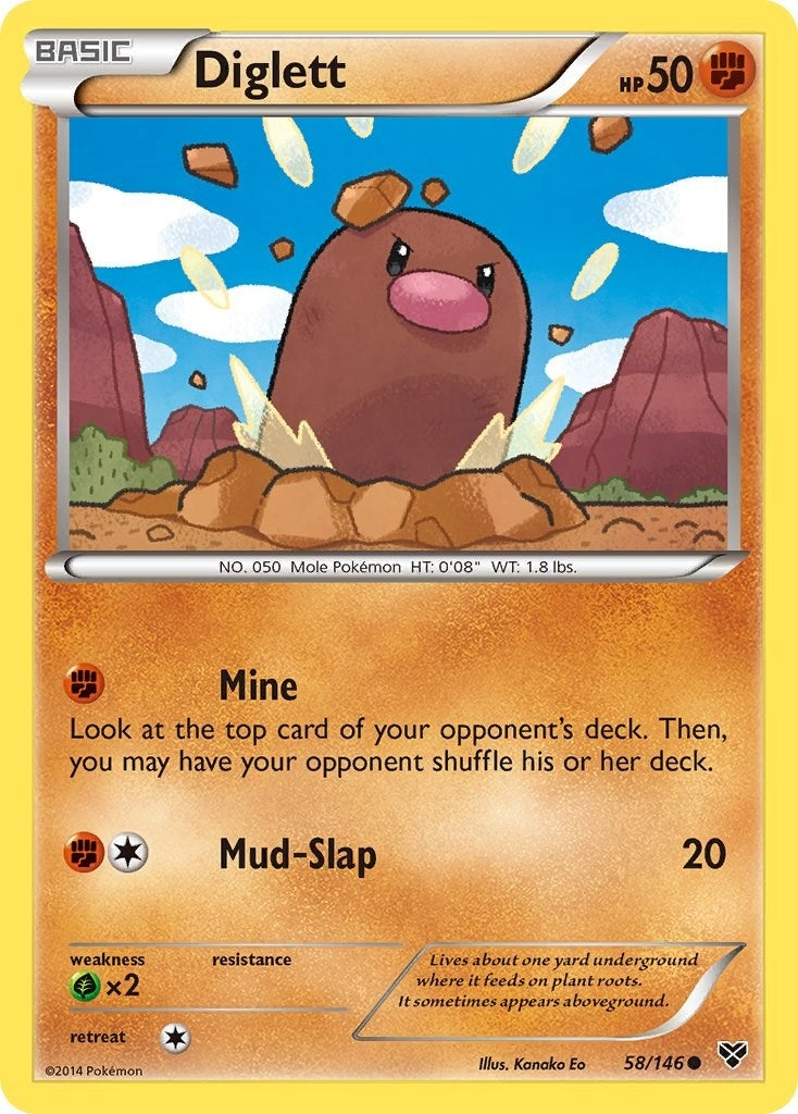 Diglett (58/146) (XY)