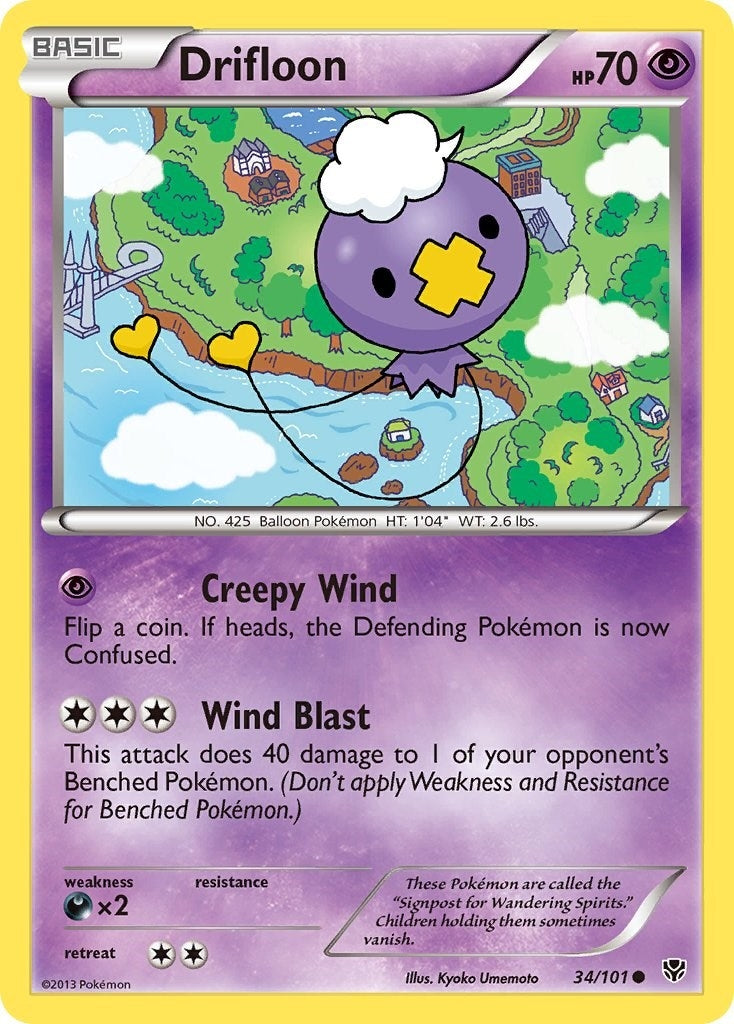 Drifloon (34/101) (PLB)