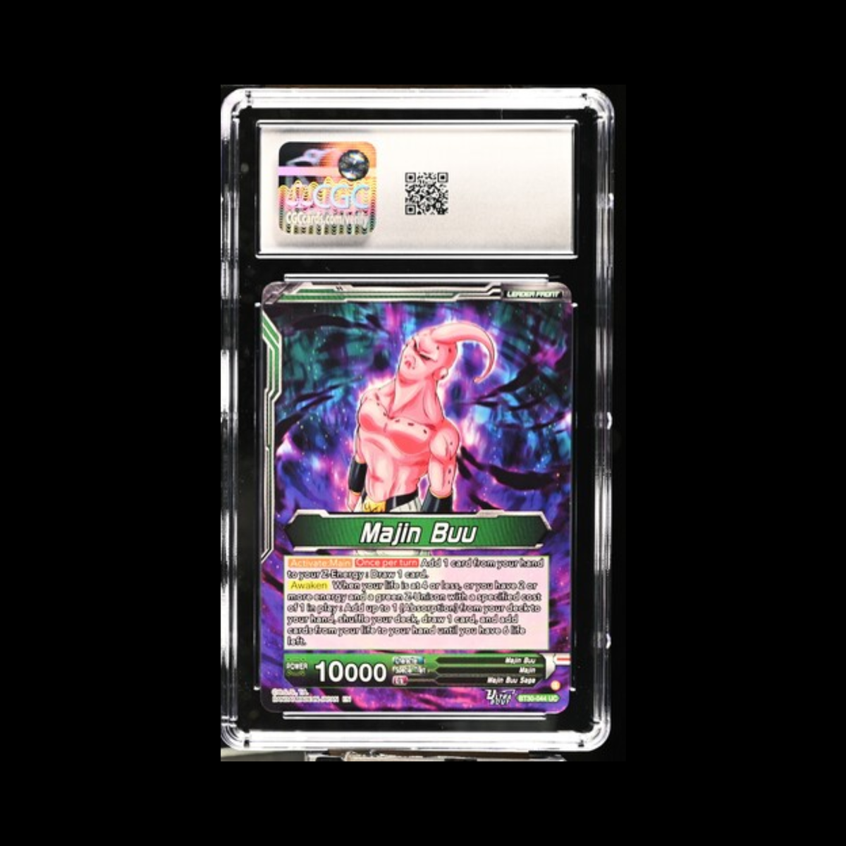 Dragon Ball Super Masters Slab Majin Buu, Ultimate Majin BT30-044 CGC 10 Gem 2026
