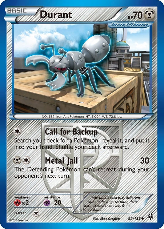 Durant (Team Plasma) (92) (92/135) (PLS)