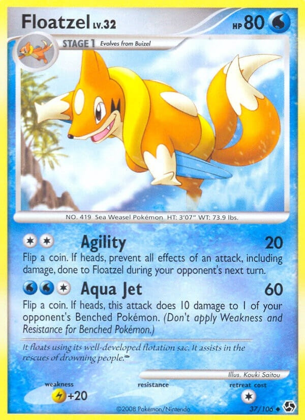Floatzel (37/106) (GE)