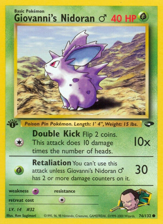 Giovanni's Nidoran M (076/132) (G2)