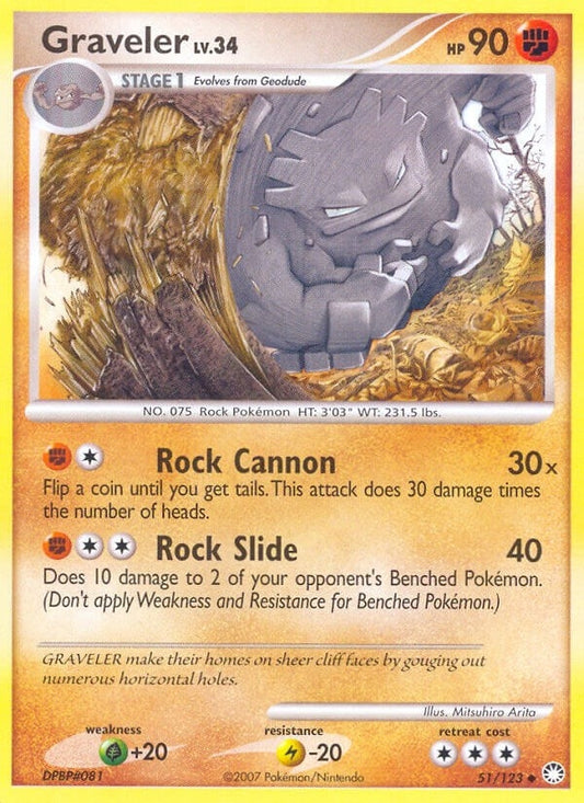 Graveler (51/123) (MT)